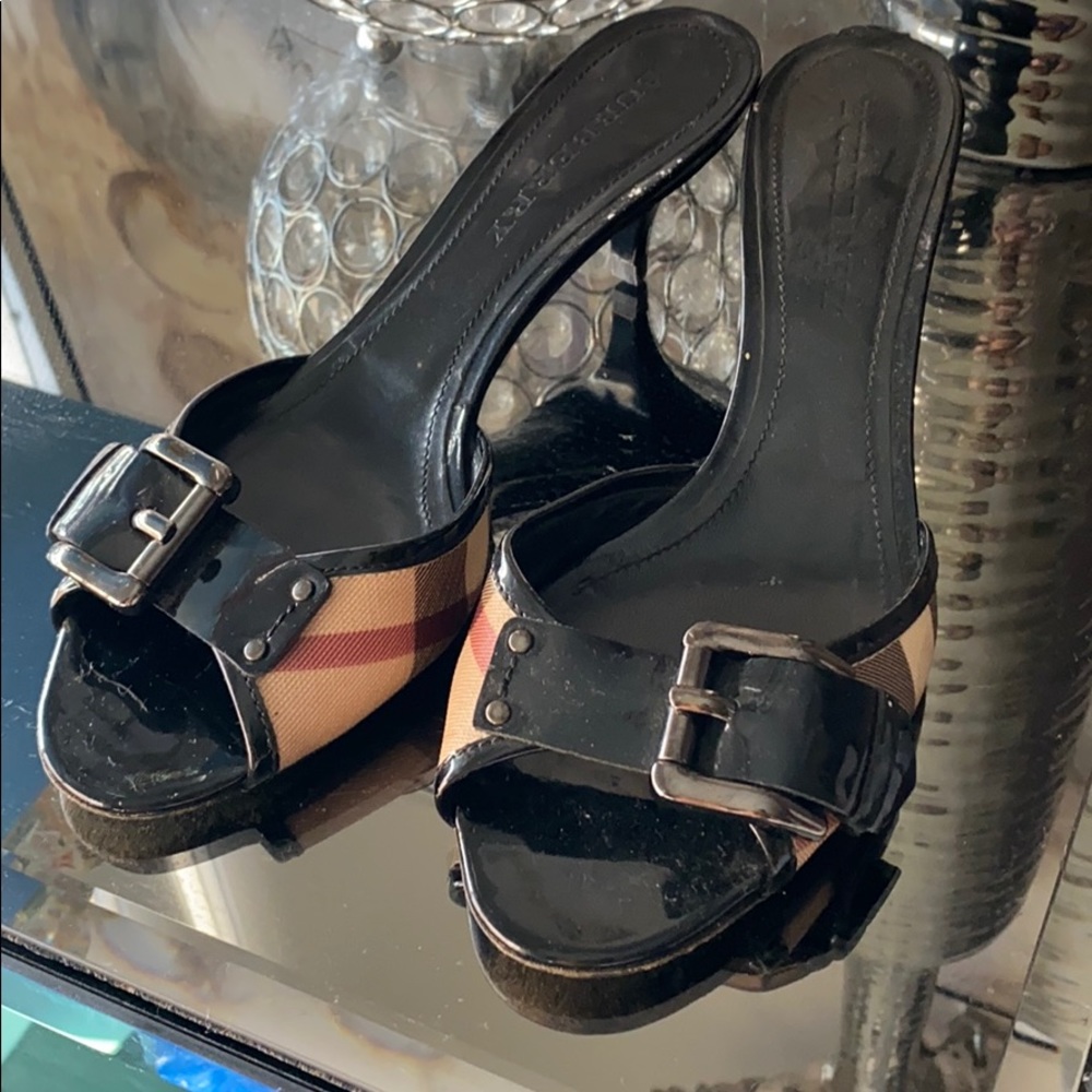 Burberry Kitten mules